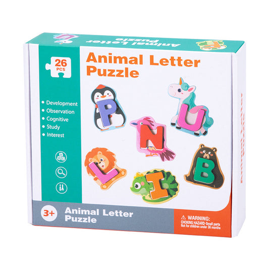 Animal letter puzzle