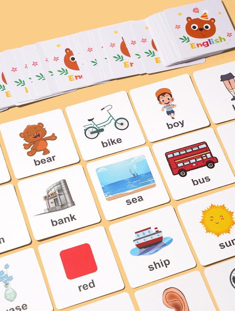 English Word Spelling Learning Montessori Wooden Toys for Preschool Kids