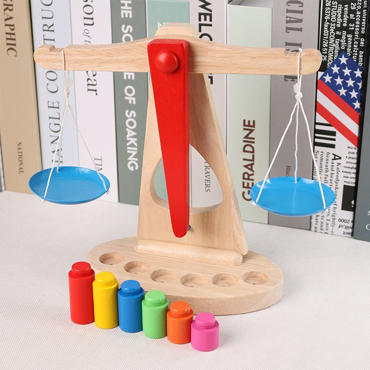 Wooden Balance scale