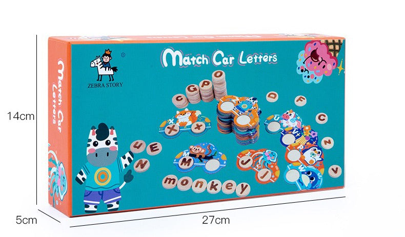 Match Car Letters