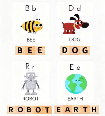 wooden Word spelling Toy