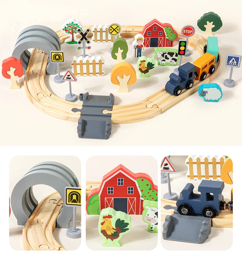 Farm Train Track set