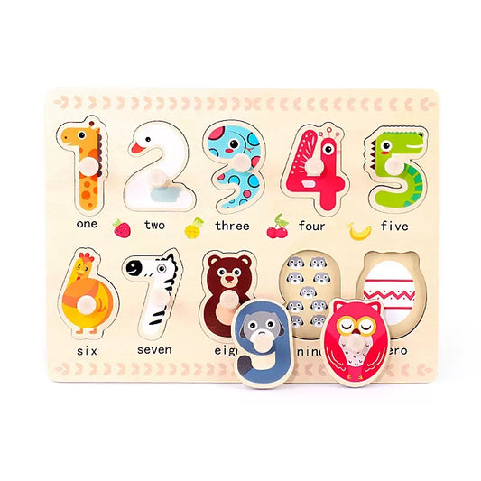 Wooden Number Puzzle
