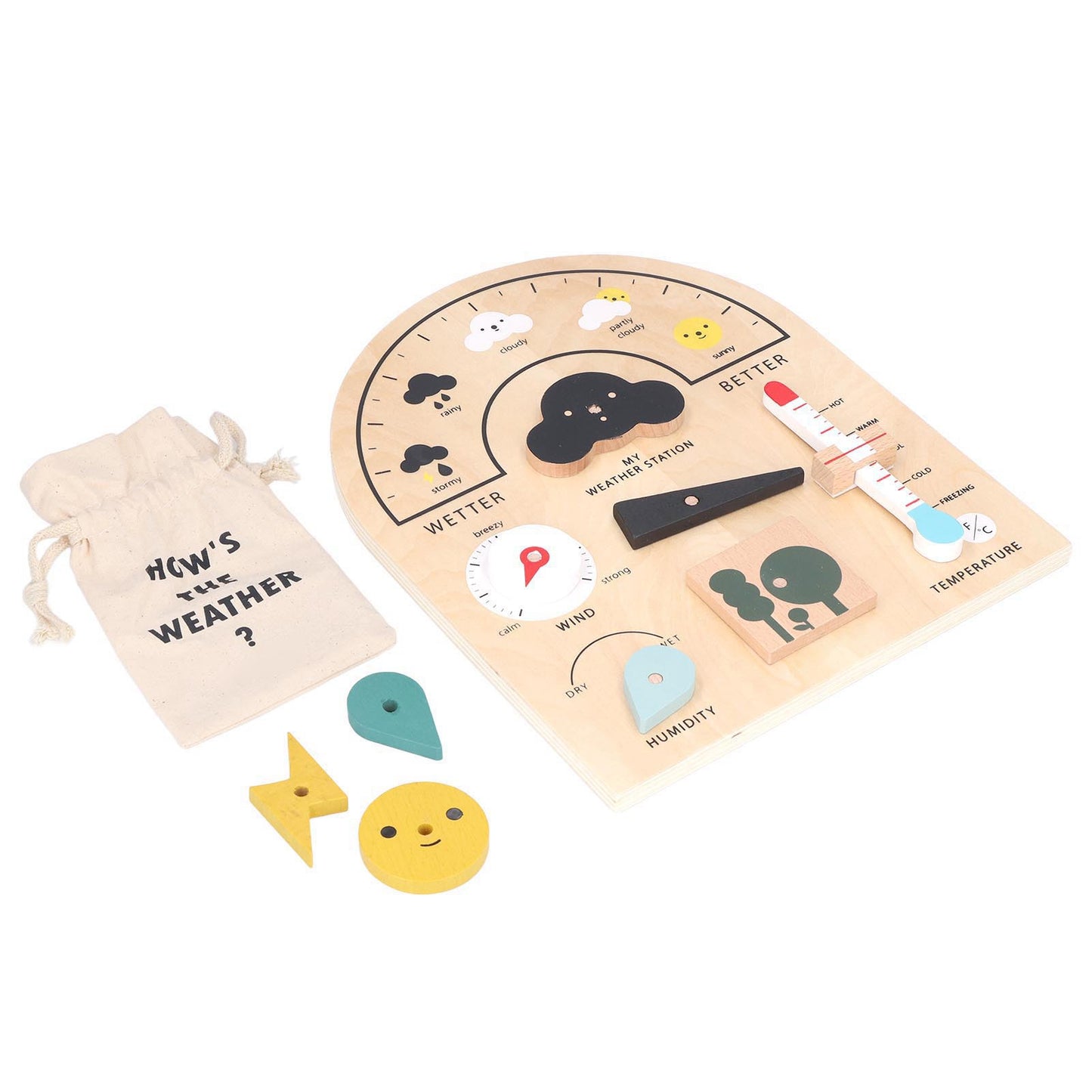 Wooden Weather Station