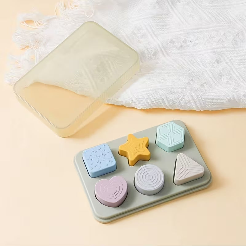 Silicone Geometric Shape Puzzle