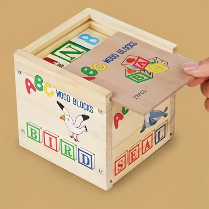 Wooden learning Building blocks