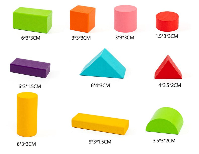 Montessori building blocks (100pcs)