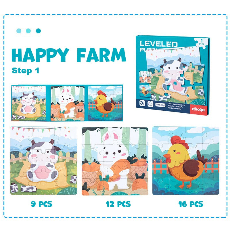 Magnetic puzzle book