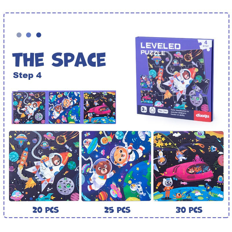 Magnetic puzzle book