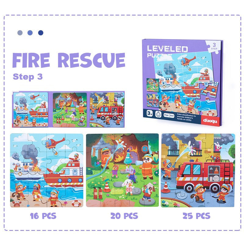 Magnetic puzzle book