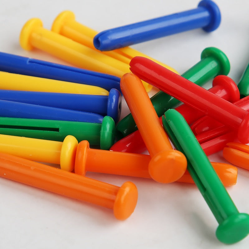 Wooden Hammer &amp; Peg Pounding Toy