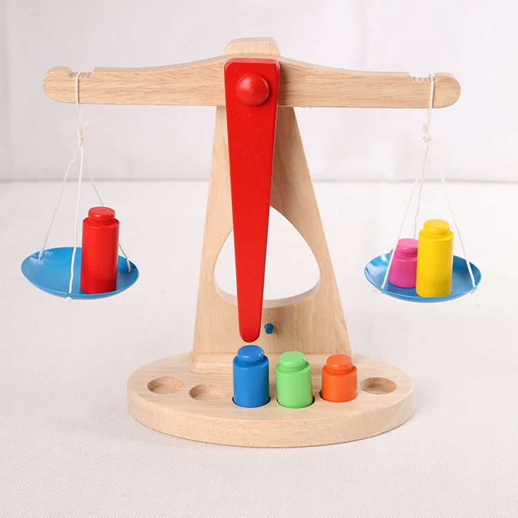 Wooden Balance scale