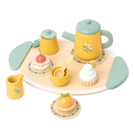 Wooden Tea Set