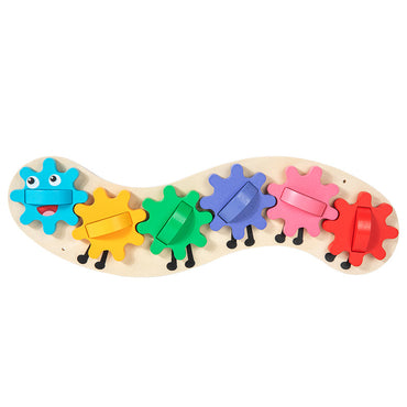 Wooden Number & caterpillar
