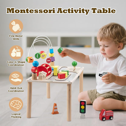 Montessori Transportation Activity Table