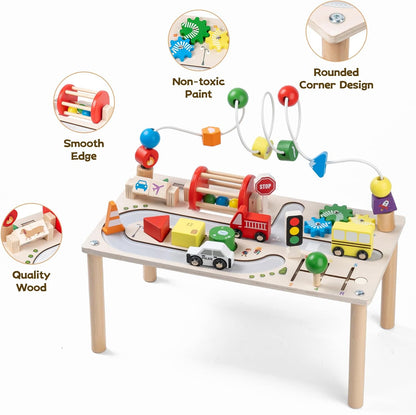 Montessori Transportation Activity Table