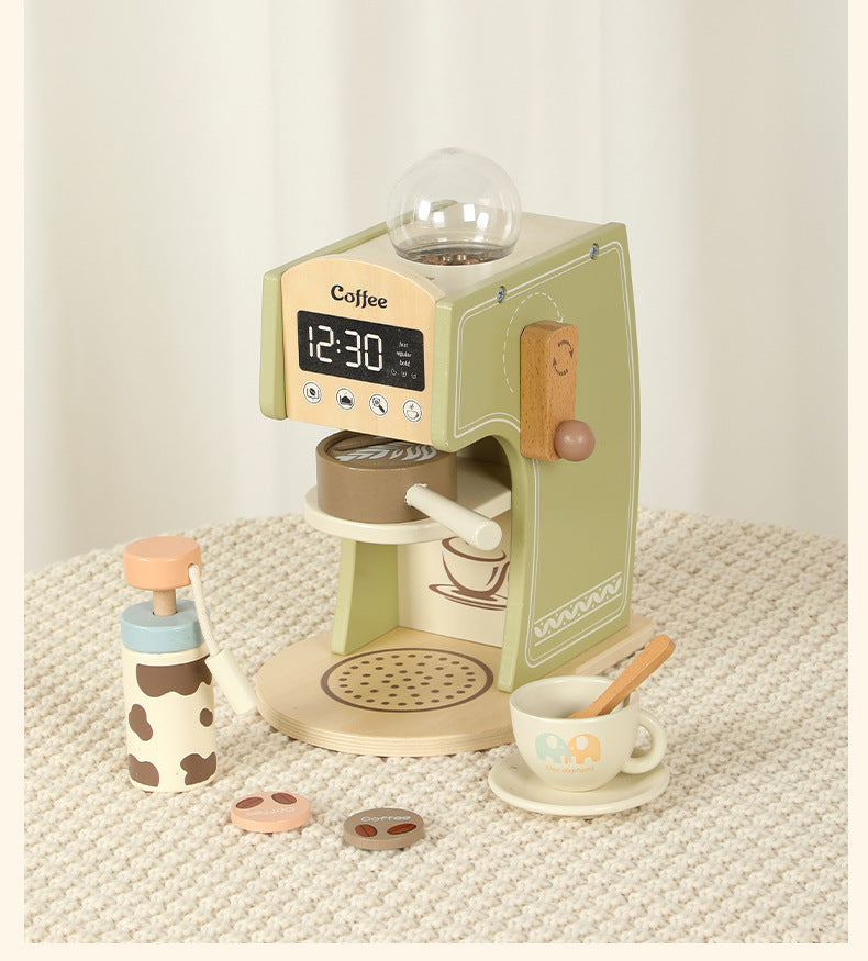 Wooden Coffee Machine