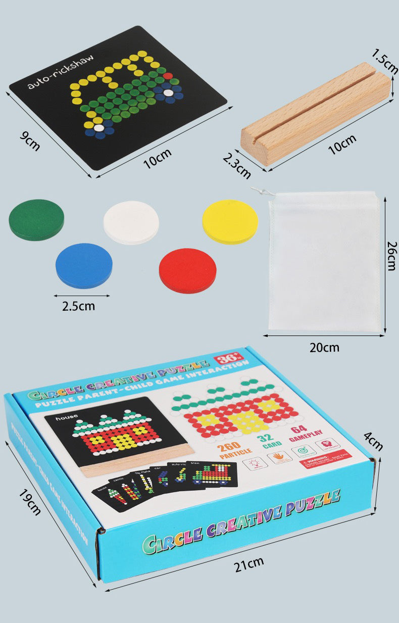 The Circle creative puzzle