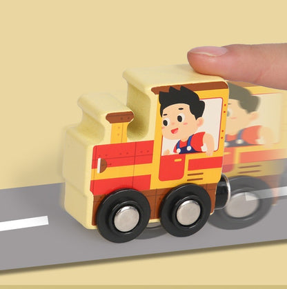 Arabic alphabet magnetic train