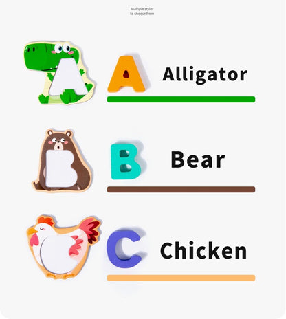 Animal letter puzzle