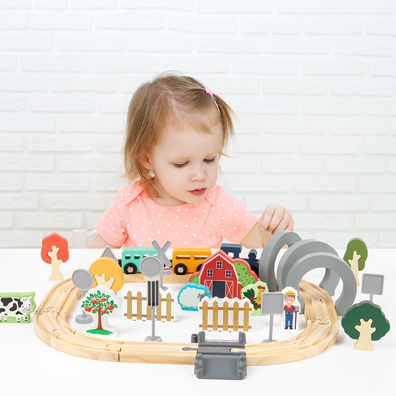 Farm Train Track set