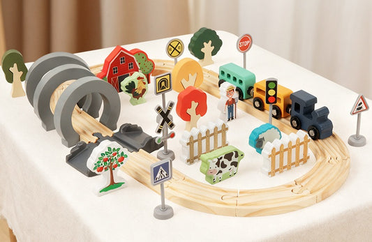 Farm Train Track set