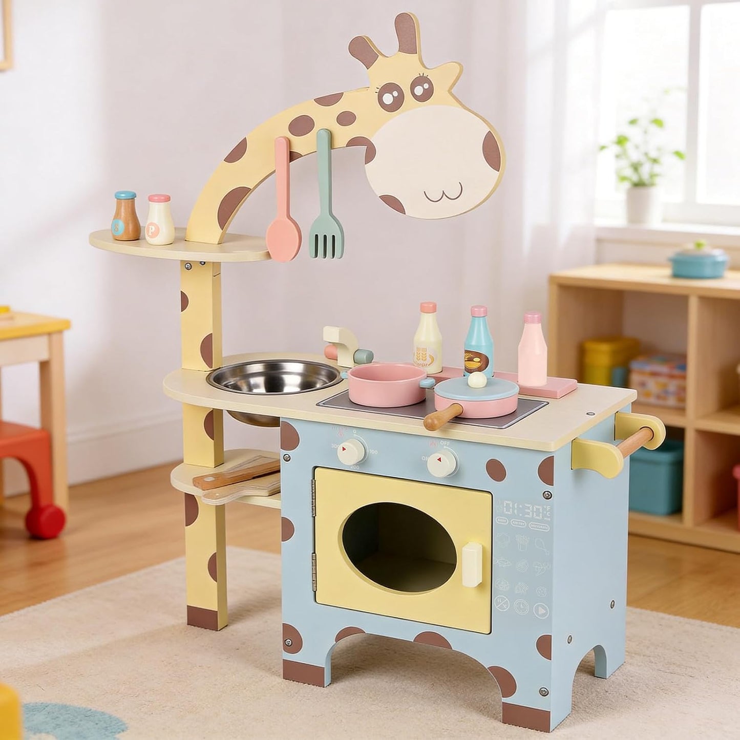 Wooden Giraffe Kitchen