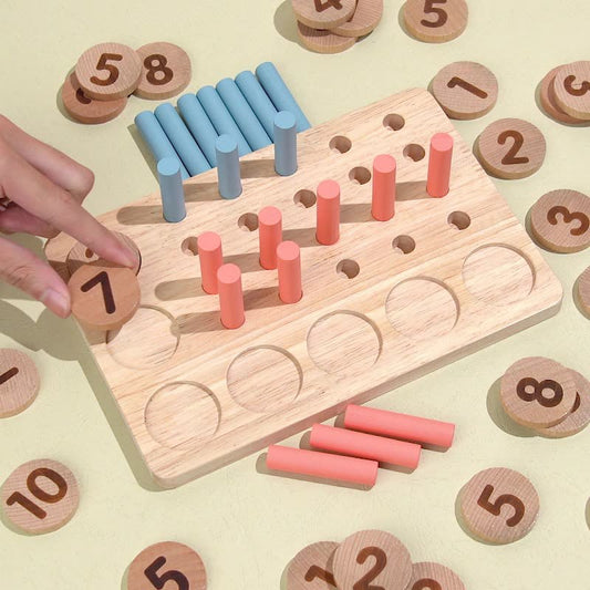 Wooden Math Counting Set