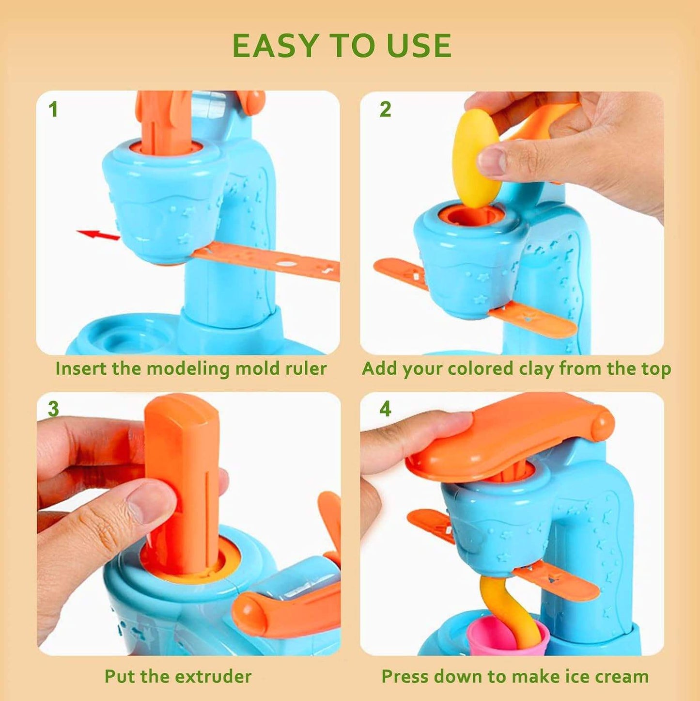 Play Dough Ice cream set