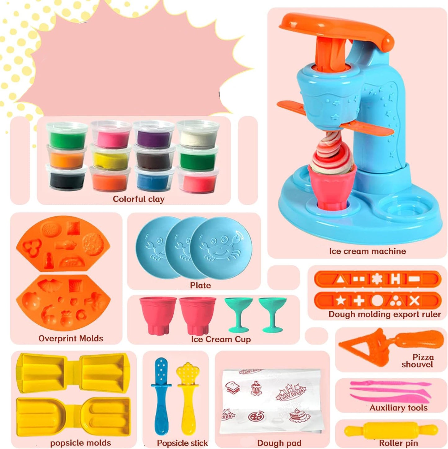 Play Dough Ice cream set
