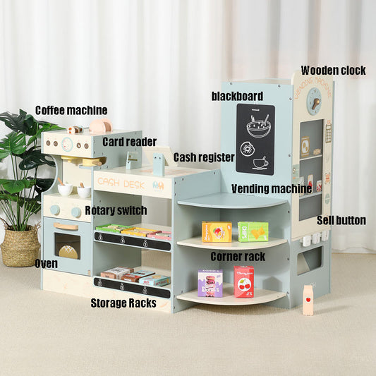 wooden grocery store