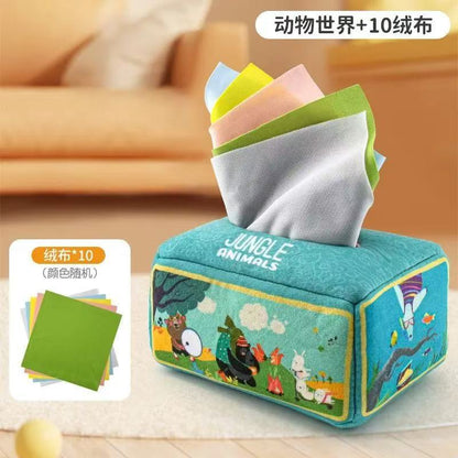 Montessori Fabric Tissue pouch