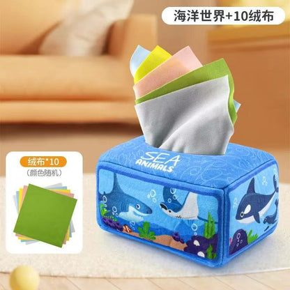 Montessori Fabric Tissue pouch